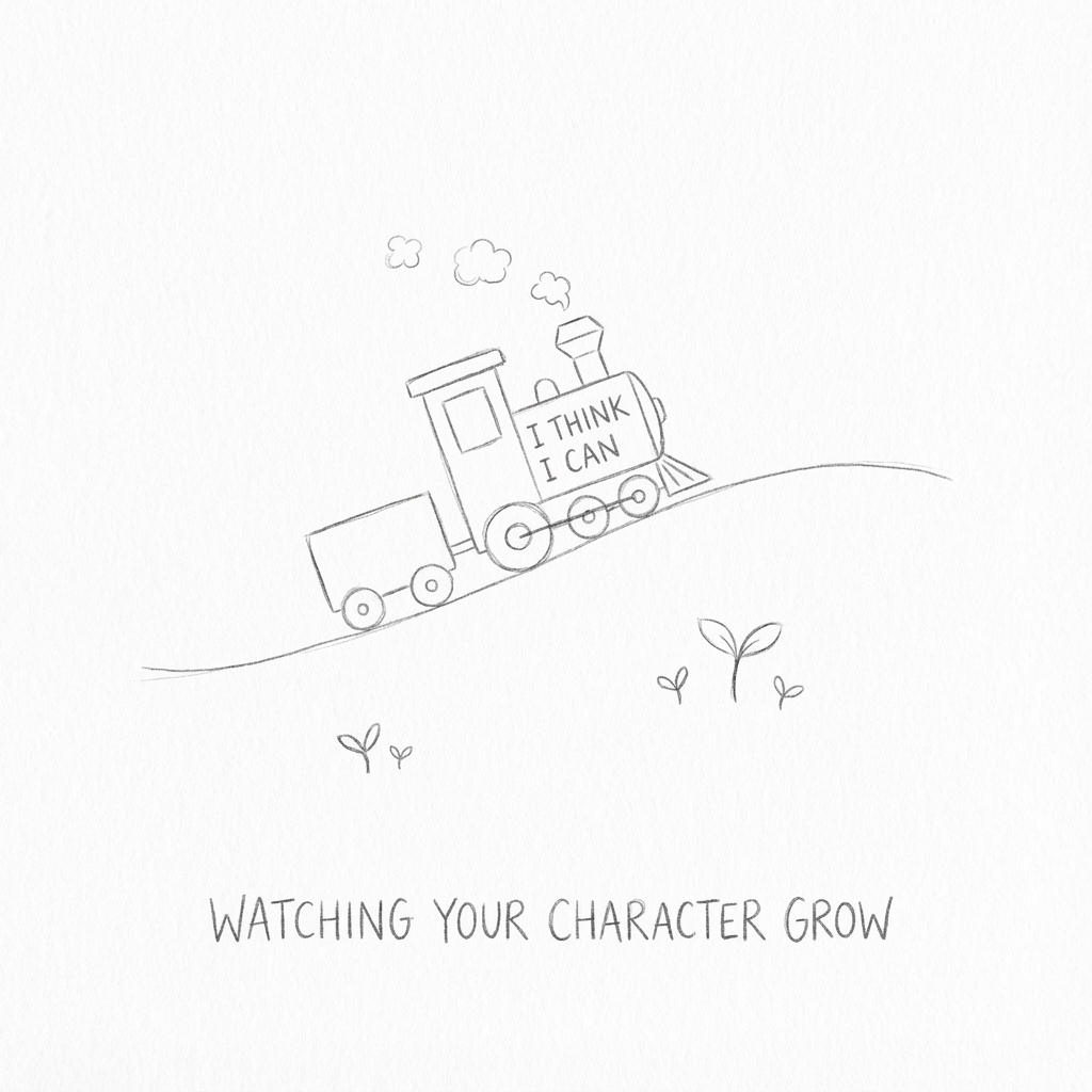 Sketch of watching growth