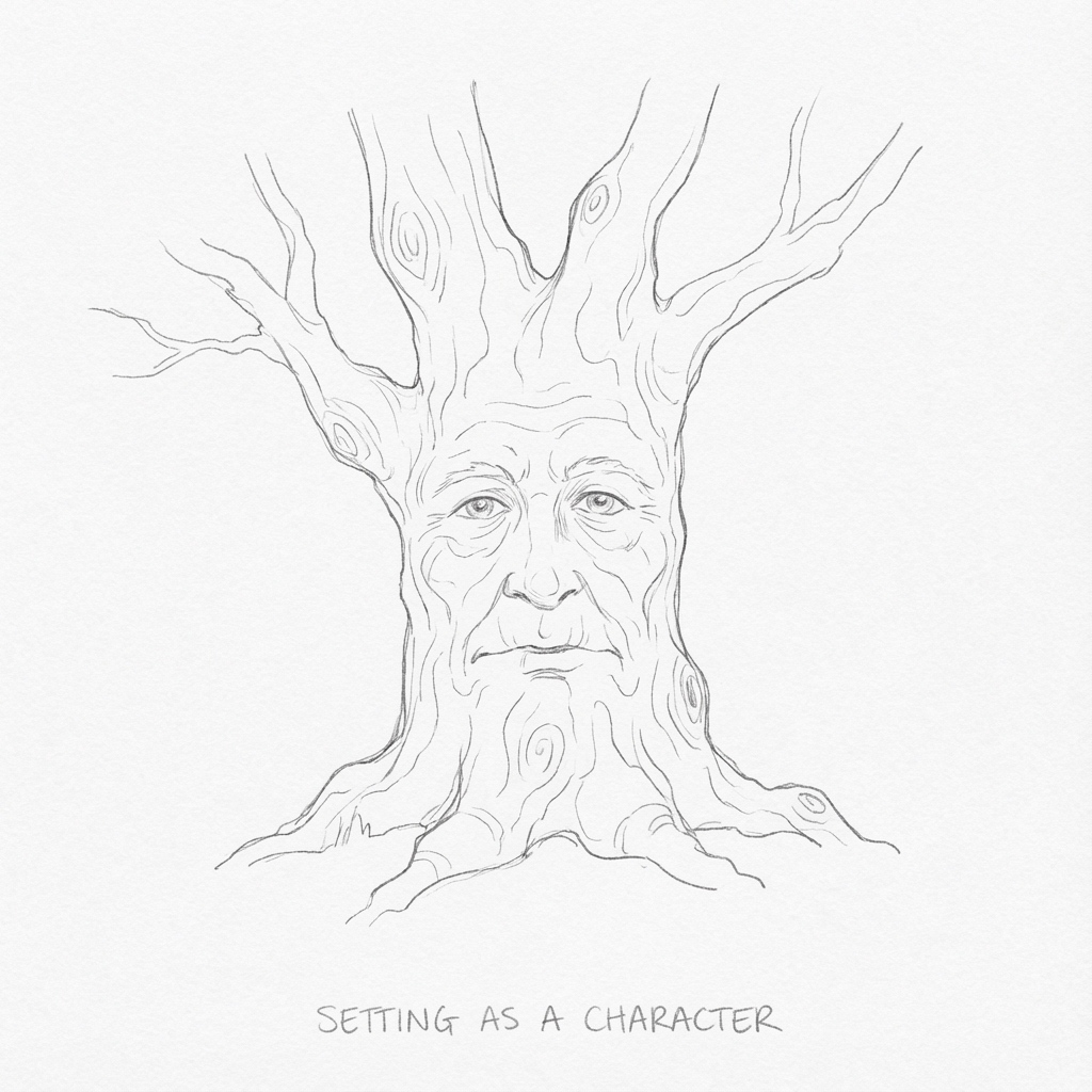 Sketch of setting as character